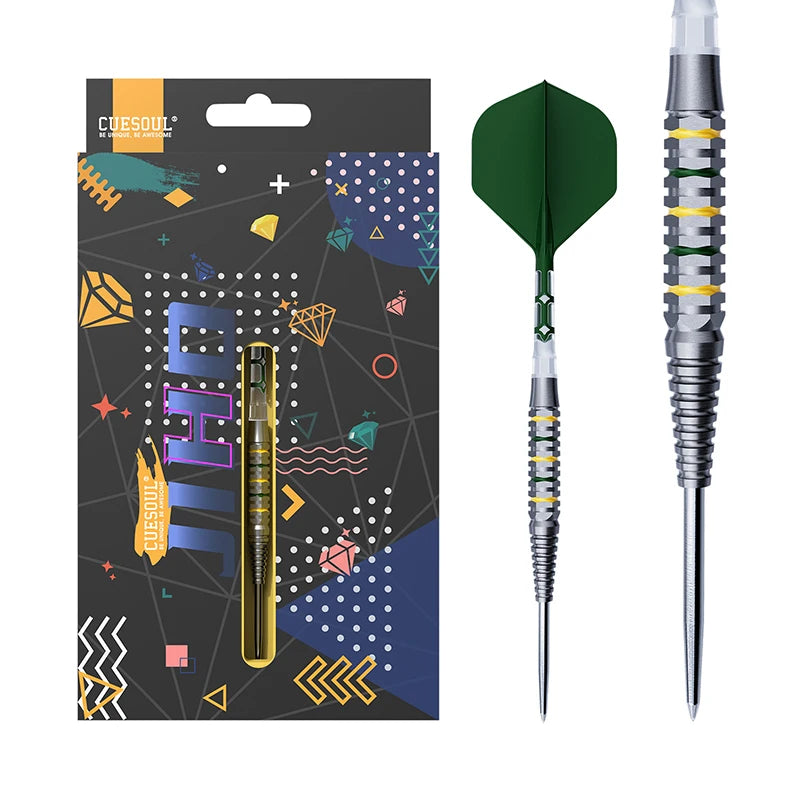 CUESOUL JIHO II 90% Tungsten Steel Tip Darts | ROST T19 | 21g–26g